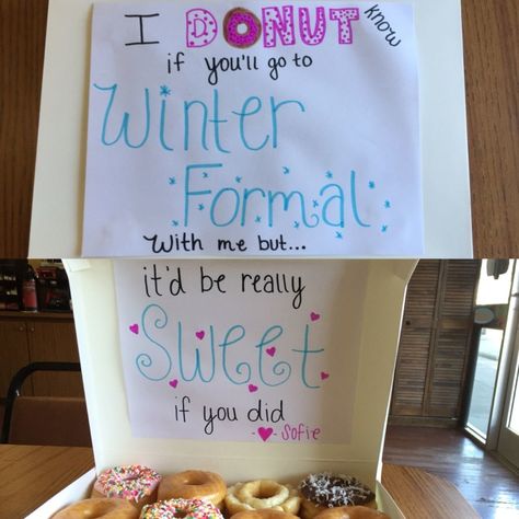 Winter Formal Proposal, Sadie Hawkins Proposals, Girl Ask Guy, Formal Proposal, Sadies Proposal, Sadies Dance, Formal Proposals, School Dance Ideas, Winter Proposal