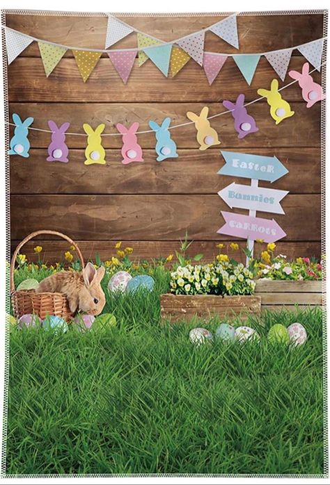 Easter Photo Booth, Easter Photo Backdrop, Easter Backdrop, Easter Bunny Pictures, Easter Photography, Easter Photoshoot, Easter Backdrops, Colorful Eggs, Easter Backgrounds