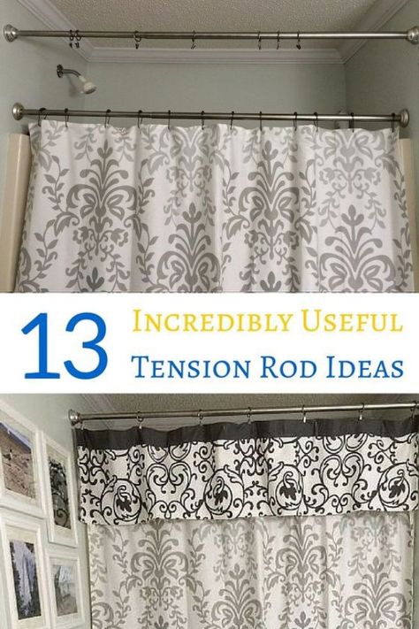 Tension Rod Ideas, Tension Rods, Kitchen Storage Space, Organizing Hacks, Tension Rod, Inspire Me Home Decor, Space Organizer, Home Organization Hacks, Storage Hacks