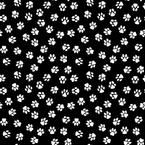 Cat or Dog Paw Prints seamless repeating vector background Paw Print Background, Paw Background, Dog Paw Prints, Black Banner, Dog Paw Print, Dog Pattern, Dog Paw, Cat Paws, Paw Prints