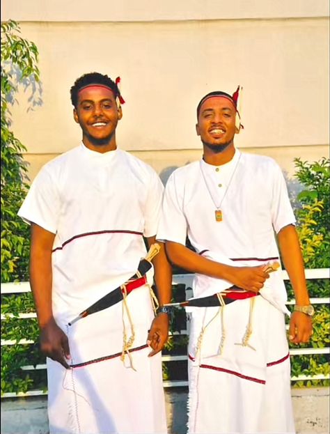 Oromo Cultural Dress For Men, Ethiopian Men, Somali Culture, Aesthetic Culture, Oromo People, Ethiopian Culture, Africa Day, 1 Aesthetic, Game Character Design