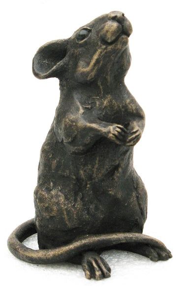 MICE sculptures by Suzie Marsh - Proper Living Limited Mouse Sculpture Clay, Mouse Standing, Public Installation, Clay Building, Mouse Sculpture, Animal Carving, Rabbit Sculpture, Pottery Animals, Bronze Art