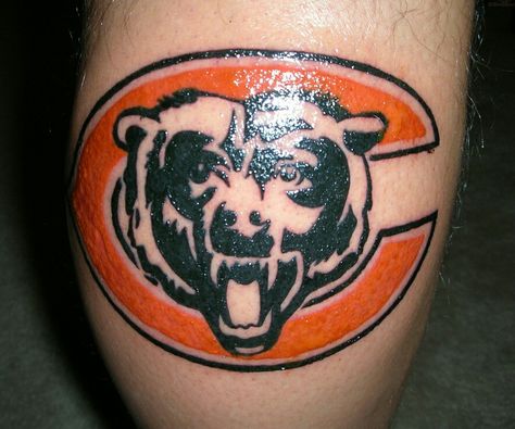 Chicago Bears Tattoo, Bears Tattoo, Traditional Bear Tattoo, Bear Tattoo Meaning, Black Bear Tattoo, Polar Bear Tattoo, Care Bear Tattoos, Chicago Tattoo, Bear Tattoo Designs