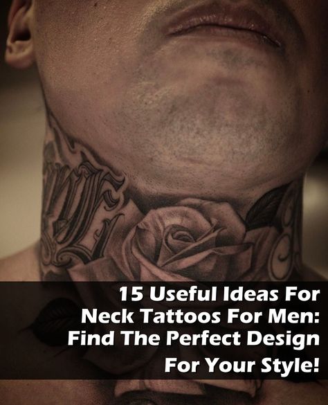 Discover stunning neck tattoos for men with our curated list of 15 useful ideas! Whether you're looking for bold designs, intricate patterns, or meaningful symbols, this guide will help you find the perfect neck tattoo that reflects your unique style. Explore various themes and inspirations to make a statement with your ink. Dive into creative concepts that will elevate your look and showcase your personality. Start your tattoo journey today! Mens Neck Tattoos Ideas, Neck Tattoos Men, Neck Tattoos Ideas, Mens Neck Tattoos, Neck Tattoos For Men, Perfect Neck, Meaningful Symbols, Tattoos Men, Useful Ideas