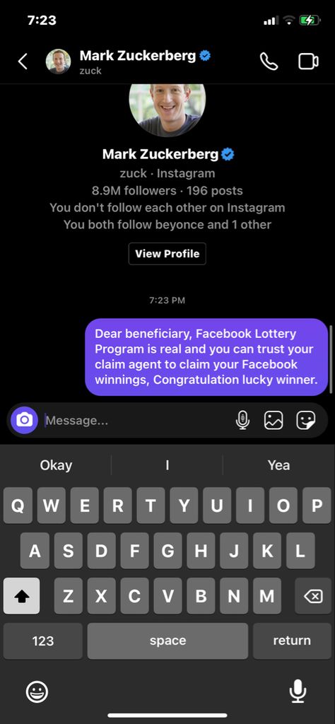 Facebook Lottery, Mark Zuckerberg, Trust Yourself, Quick Saves