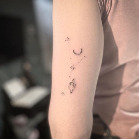 Cancerian Constilation Tattoo, Cancerian Moon Tattoo For Women, Cancerian Aesthetic Tattoo, Cancerian Tattoo For Women Constellation, Cancerian Tattoo For Women Minimalist, Constellation Tattoo Sleeve, Cancerian Tattoo For Women, Astronomical Tattoo, Cancerian Tattoo