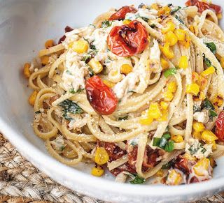 Crab And Corn Pasta, Roasted Sweet Corn, Crab Alfredo, Crab And Corn, Crab Pasta, Corn Pasta, Crab Recipes, The Crab, Roasted Corn