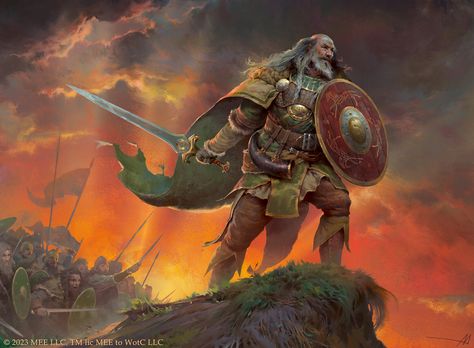 ArtStation - MTG. Erkenbrand, Lord of Westfold Old Warrior, Ancient Egypt History, Creature Artwork, Egypt History, New Fantasy, Dungeons And Dragons Homebrew, The Lord Of The Rings, Black Art Pictures, Middle Earth