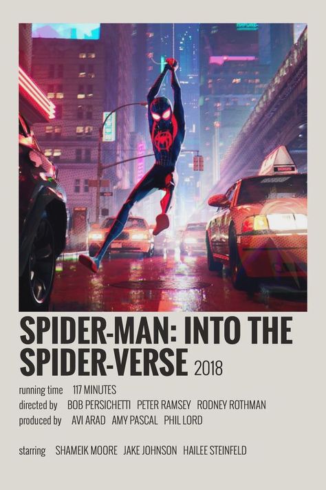 Spiderverse Polaroid Poster, Spiderverse Album Cover, Spiderman Movie Poster, Movie Character Posters, Spiderman Poster, Into The Spiderverse, Film Polaroid, Marvel Movie Posters, Spider Man Into The Spider Verse