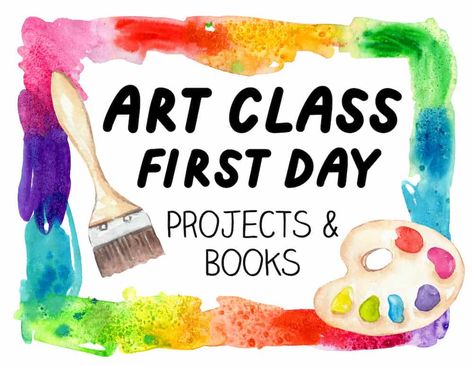 Art Class Notebook, Art Club Ideas Kindergarten, Start Of School Year Art Ideas, What Do You Do With An Idea, Beginning Of The School Year Art Ideas, First Day Of Art Class Kindergarten, First Day Of Art Class Activities Elementary, First Day Art Activities, 1st Day Of School Art Activity