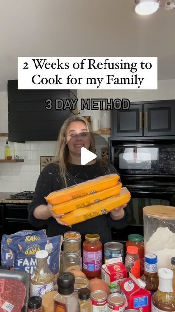 Hannah Stewart on Instagram: "😆 this week I’m showing you exactly how I go two weeks without cooking dinner. 🙌  ➡️ comment “14” and ill send you a link to the exact same plan I’m using.  *make sure you are following @myfamilydinnercom so the dm comes thru, and check your requests folder if you don’t see it right away. 😉  If you’re new to meal prep my 3 Day Method will make all the difference.  3️⃣ Day Method for Meal Prep  Day 1️⃣ Plan your Meals OR Print off a done for you meal plan (comment 14 if you want access to the same meal plan I’m using this month)  Day 2️⃣ Purchase Your Groceries. Be sure to SHOP YOUR PANTRY FIRST and then shop the remaining ingredients  Day 3️⃣ Prep your meals (This should take less then 2 hours and you’re set for the whole week)  Tomorrow I’ll be sharing wit Chipotle Lime Chicken, Batch Cooking, Crockpot Recipes Easy, Cooking Dinner, Meal Plan, Easy Dinner, Pantry, Meal Prep, Meal Planning