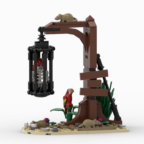 LEGO MOC Gibbet by Kolonialbeamterdemartinez | Rebrickable - Build with LEGO Lego Viking, Lego Dragon Moc, Lego Ship Moc, Lego Fantasy Moc, Lego Pirates, Lego Adventurers Moc, Lego City Moc, Lego Pirate Ship, Lego Pirates Of The Caribbean