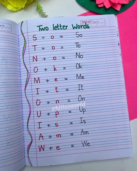 Teaching two-letter words to kindergarteners has several benefits: 1. Foundation for Reading: They help children recognize and decode simple words, building confidence in their reading skills. 2. Phonemic Awareness: These words encourage sound-letter associations, aiding in phonics development. 3. Vocabulary Expansion: Even simple words add to children’s vocabulary, allowing them to express themselves more effectively. 4. Sight Word Recognition: Many two-letter words are common sight wor... 2 Letter Words Activities, 2 Letter Words Worksheets, 2 Letter Words Kids, Two Letter Words Worksheet, Two Letter Words For Kids, Vocabulary Expansion, Rhyming Preschool, Phonics Learning, Letter To Students