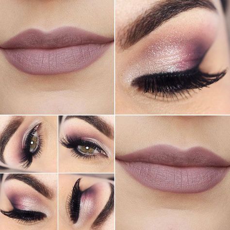 beautiful mauve makeup | via WordPress bit.ly/2PAPvCS | Flickr Purple Wedding Makeup, Mauve Makeup, Wedding Eyes, Wedding Eye Makeup, Purple Eye Makeup, Best Bridal Makeup, Bridesmaid Hair Makeup, Wedding Day Makeup, Matte Makeup