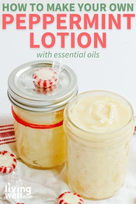 Peppermint Essential Oil Young Living, Diy Face Lotion, Homemade Face Lotion, Pampering Ideas, Lotion Diy, Peppermint Lotion, Homemade Salve, Homemade Face Moisturizer, Lotion Bars Diy