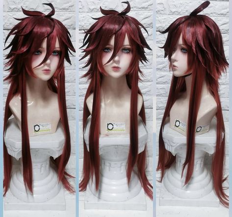 Grell Cosplay, Grell Sutcliff Cosplay, Black Butler Grell, Grell Sutcliff, Grunge Fits, Pelo Anime, Black Butler Anime, Type S, Knit Style