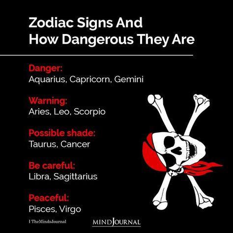 Stranger danger, stranger danger! How dangerous are you based on your zodiac sign? How Dangerous Is Each Zodiac Sign, Zodiac Signs Enemies, Aires Man, Most Hated Zodiac Sign, Zodiac Signs As People, Most Dangerous Zodiac Sign, Witches Cabinet, People Facts, Crystals Zodiac