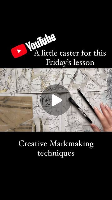 Cate Field Dorset Artist on Instagram: "A little taster for my lesson for this Friday or over on YouTube. Taking your art to the next level using creative Mark making techniques.

I hope you can join me for some more art, fun, experimentation and playful creativity.

#artteacher #artstuff #artistlife #creativeart" Art Experimentation, Mark Making Techniques, Artist Life, Art Lesson, Mark Making, Artist On Instagram, Art Teacher, Join Me, Art Lessons