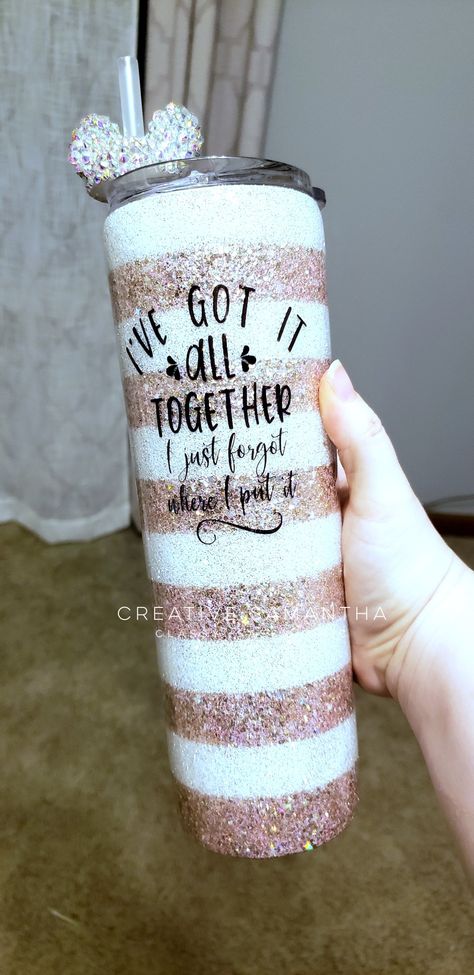 To purchase visit Creativesamantha.com Tumbler Quotes Sassy, Tumblr Ideas Cups Funny, Epoxy Cups Ideas Mom, Coworker Tumbler Ideas, Creative Tumbler Designs, Coffee Mug Tumbler Ideas, Epoxy Cup Ideas For Women, Cup Ideas Tumbler For Women, Mason Jar Tumbler Ideas