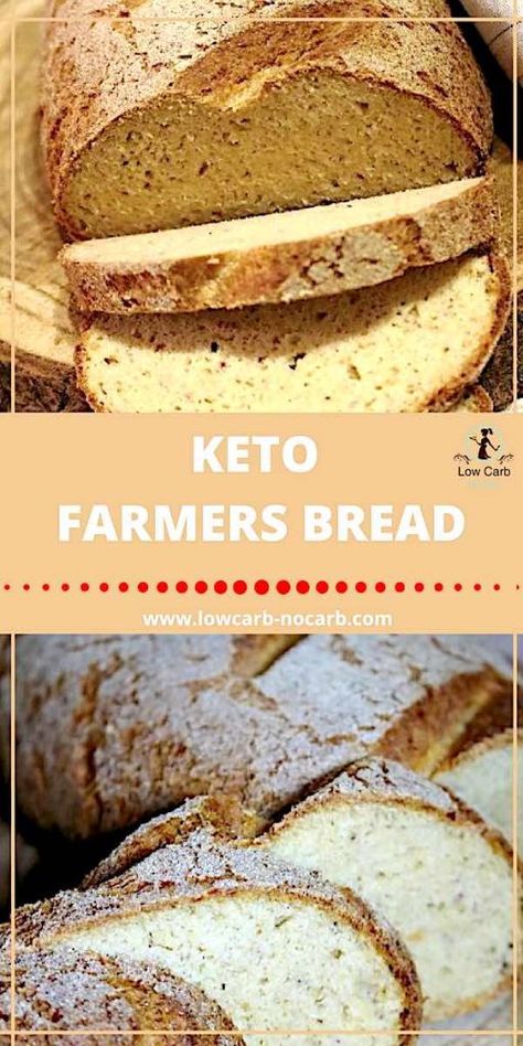 Farmers Bread, Keto Brood, Fiber Bread, Low Carb Granola, Keto Bread Recipes, Bread Keto, Best Keto Bread, Lowest Carb Bread Recipe, Postre Keto