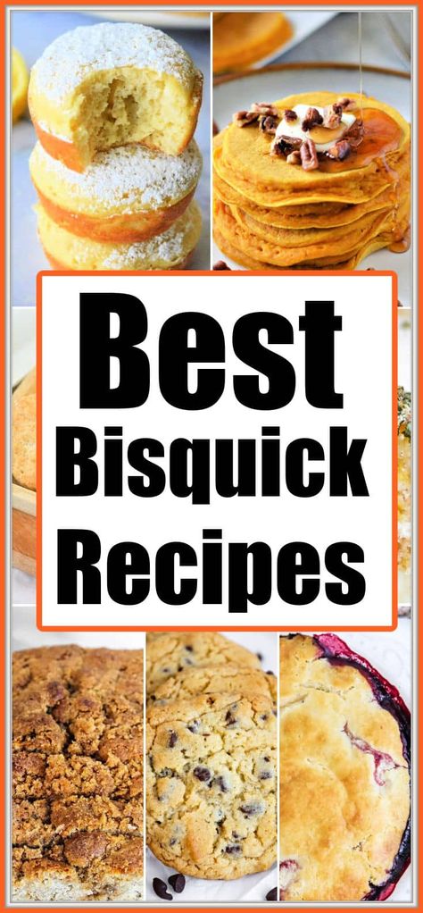 Bisquick Cobbler, Bisquick Chicken Recipes, Easy Bisquick Recipes, Bisquick Recipes Dinner, Bisquick Inspired Recipes, Bisquick Muffins, Bisquick Recipes Breakfast, Bisquick Cookies, Bisquick Mix Recipe