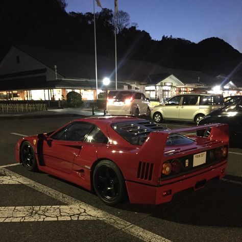 Racing Car Aesthetic, Aesthetic Cars, Pimped Out Cars, Ferrari F40, Street Racing Cars, Classy Cars, Pretty Cars, Six Feet Under, Red Car