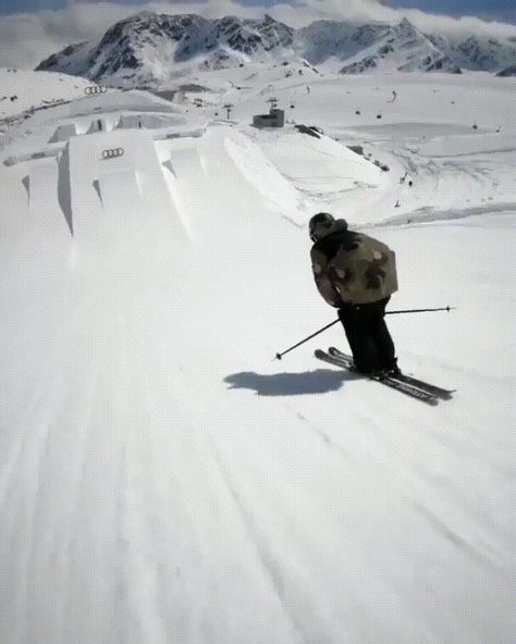 New trending GIF on Giphy Snowboarding Tips, Jumping Gif, Snow Gif, Front Flip, Ski Jump, Ski Jumping, Ski Slopes, Alpine Skiing, Snow Skiing