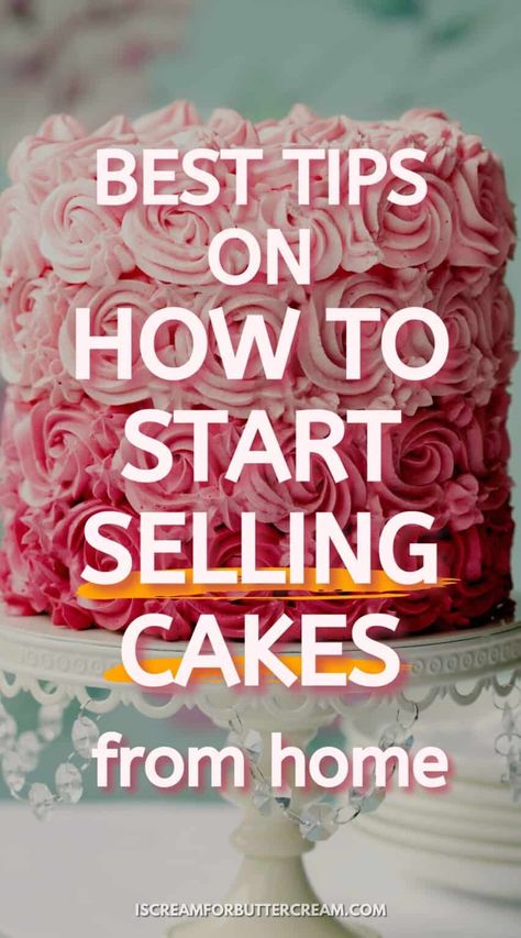 Cake Shop Names, Cake Business Names, Selling Baked Goods, Bakery Business Plan, Cottage Food, Cakes For Sale, Home Bakery Business, Basic Cake, Cake Pricing