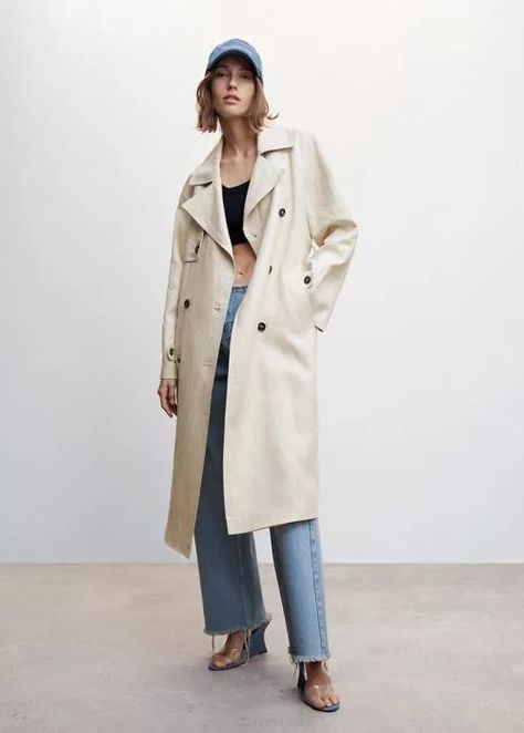 The Parisian Maternity Style Edit Linen Trench Coat, Women's Workwear Fashion, Cool Coats, Grey Trench Coat, Chloe Dress, Stylish Maternity Outfits, Pregnancy Wardrobe, Patent Leather Loafers, Stylish Maternity