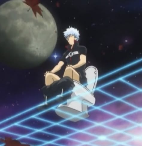 Gintama Funny, Gintoki Sakata, Sakata Gintoki, Funny Poses, Gin Tama, Out Of Context, Anime Pics, Anime Memes, Anime Funny