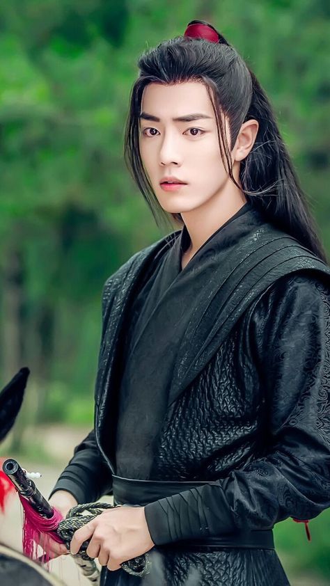 Chinese Hairstyle, The Untamed, The Grandmaster, Traditional Fashion, Chinese Boy, 인물 사진, Long Hair Styles Men, Asian Actors, Asian Men