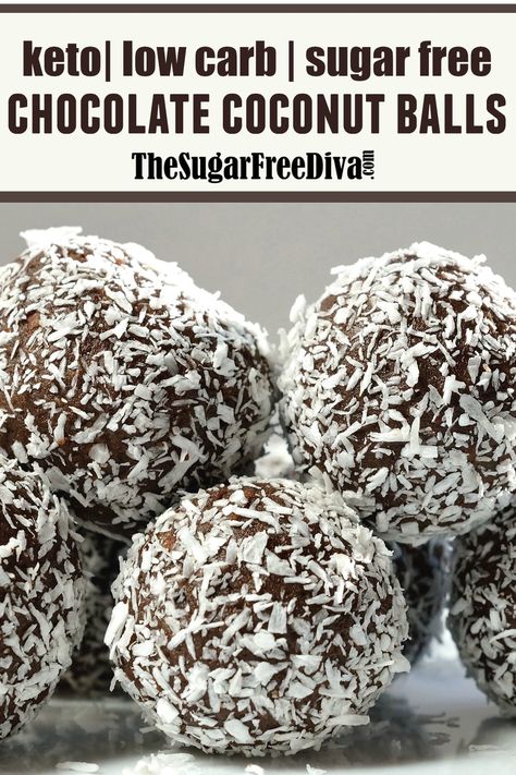 Low Carb Coconut Cocoa Balls #keto #sugarfree #lowcarb #cocoa #chocolate #coconut #candy #cookie #recipe Chocolate Coconut Candy, Cocoa Balls, Chocolate Coconut Balls, Chocolate Balls Recipe, Coconut Protein, Coconut Balls, Coconut Candy, Keto Candy, Candy Cookie