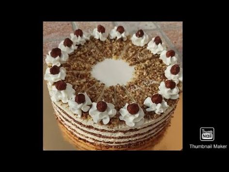 Havana Cake, Brze Torte, Catering Ideas Food, Hazelnut, Havana, Whipped Cream, Biscuits, Cupcake Cakes, The Creator