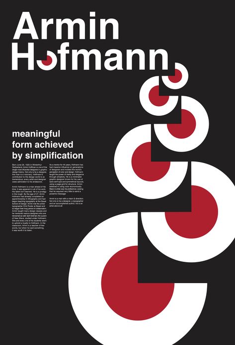 brandon stacey - Armin Hofmann poster Armin Hofmann Design, Ulm, Weimar, Armin Hofmann Posters, Swiss Style Graphic Design Posters, Armin Hoffman, Swiss Design Poster, Event Poster Design Inspiration, Armin Hofmann