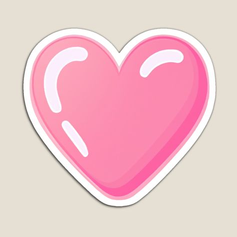 Pink Emojis, Pink Heart Sticker, Heart Wallpapers, Heart Magnets, Witty Quotes, Dream Nails, Love Stickers, Heart Stickers, Cool Stickers