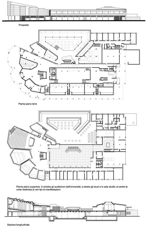 Architects: Alvar Aalto Location: Wolfsburg, Germany Year: 1962 Photography: wikiarchitecture, various Cultural Center Architecture, Auditorium Architecture, Architecture Site Plan, Culture Center, Theater Architecture, Mall Design, Cultural Centre, Walter Gropius, Architecture Model Making