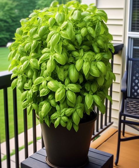 Growing In Pots And Containers, How To Plant Basil In A Pot, Basil Plants In Pots, Grow Basil From Clippings, Planting Basil In Pots, How To Plant Herbs In Pots, How To Grow Basil Outdoors, Basil Plant Care Outdoors, How To Grow Basil In A Pot