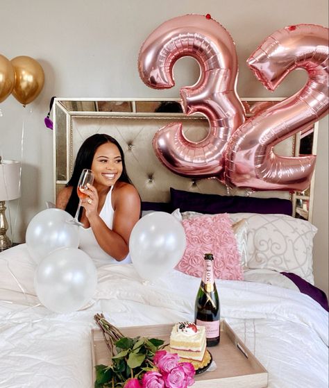 32 Bday Photoshoot, Turning 31 Birthday Ideas, Diy Bedroom Birthday Photoshoot, 32nd Birthday Ideas For Women Photoshoot, 32 Birthday Theme For Women, 32nd Birthday Ideas For Women Party, 38th Birthday Photoshoot Ideas, 32 Birthday For Women Ideas Photo Shoot, 33 Photoshoot Ideas