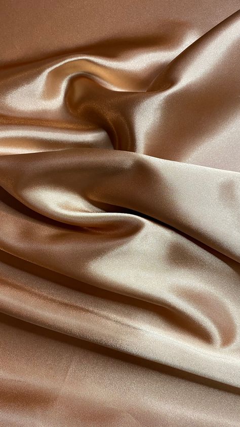 Tela, Rose Gold Satin Dress, Satin Aesthetic, Making Scrunchies, Satin Wallpaper, Satin Background, Rose Gold Satin, Gold Inspiration, Fabric Photography