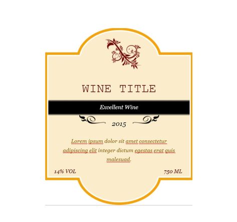 Wine Tag Template, Free Wine Label Template, Free Printable Wine Labels, Label Botol, Printable Wine Bottle Labels, Diy Wine Labels, Wine Bottle Label Template, Labels Printables Free Templates, Label Produk