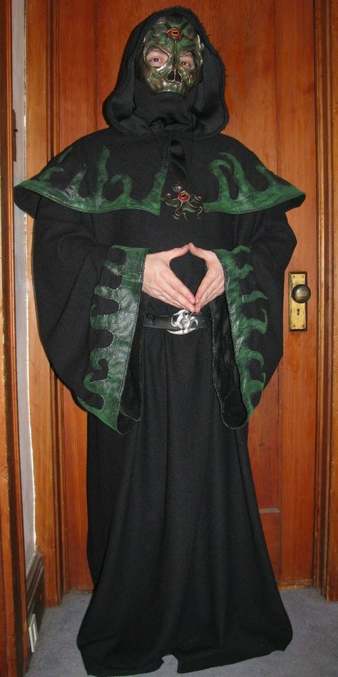 Propnomicon: The Cultist Minions, Cultist Robes, Eldritch Cultist, Cthulhu Cultist, Creepy Costume, Dark Powers, Haunted Library, Creepy Costumes, Band Ideas