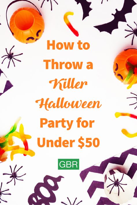 Throwing a Halloween party doesn't have to be expensive. Garage Halloween Party, Quick Halloween Costumes Last Minute, Halloween Work Party, Halloween Costumes Last Minute, Costumes Last Minute, Halloween Costumes Men, Backyard Halloween Party, Halloween Costumes For Boys, Cheap Halloween Party