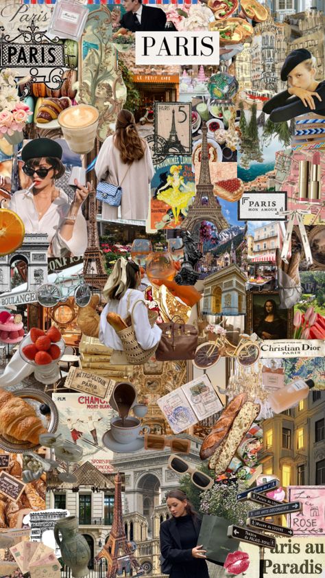 France Vision Board, Paris Shuffle, France Aesthetic Wallpaper, French Moodboard, France Moodboard, Rome Vibes, France Collage, Paris Collage, Shuffles Aesthetic