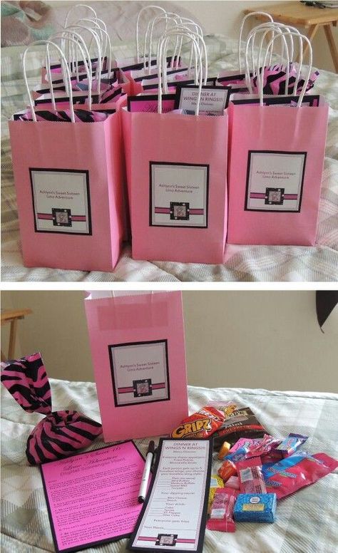 Sweet 16 Party Bag Ideas, Quinceanera Goodie Bags, Sweet 16 Swag Bag Ideas, 21st Goodie Bag Ideas, Quince Goodie Bags, 21st Birthday Party Favors Goodie Bags, 18th Birthday Goodie Bags, Sweet 16 Gift Bags Ideas, Sweet 16 Gift Bags