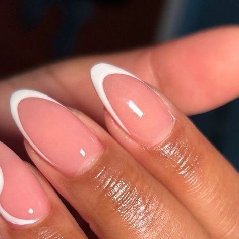 TheShortNailDealer 💅♠️🃏 on Instagram: "Almond Overlay 👌🏾My Client Achieved the “THESE MY REAL NAILS” stage . 😮‍💨 of course her tech is LEESE 💋 #almondnails #nailsnailsnails #insponails" French Overlay Nails, Overlay Nails Short, Acrylic Overlay Nails Short, Nails Short French Tip, Acrylic Overlay Nails, Nails Short French, Overlay Nails, Real Nails, Acrylic Overlay