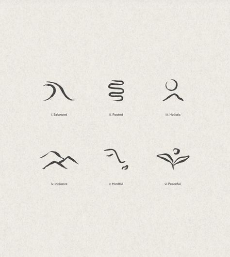 Stability Symbol Tattoo Ideas, Symbol For Mindfulness, Comfort Symbol, Symbols For Calmness, Iconography Tattoo, Mindful Symbol, Grounding Symbols, Serenity Tattoo Symbol, Ikigai Tattoo Symbol