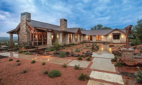 Texas Ranch Homes, Texas Style Homes, Modern Ranch Style Homes, Timber Home, Luxury Ranch, Ranch House Designs, Ranch House Exterior, Hill Country Homes, Best Pic