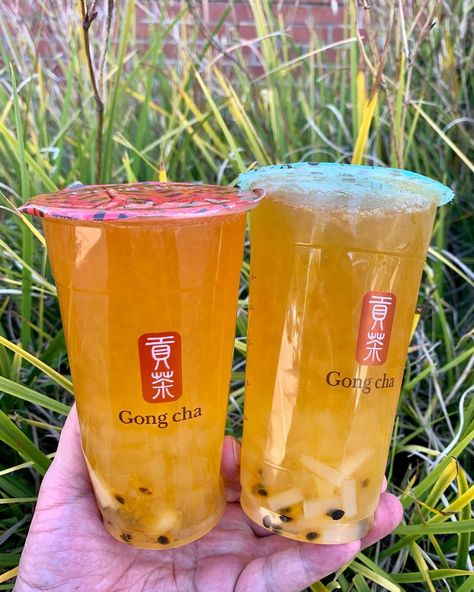 Mango Fruit Tea Boba, Mango Tea Boba, Boba Tea Fruit, Fruit Boba Tea Aesthetic, Passion Fruit Bubble Tea, Passion Fruit Boba Tea, Bubble Fruit Tea, Passion Fruit Boba, Fruit Tea Boba