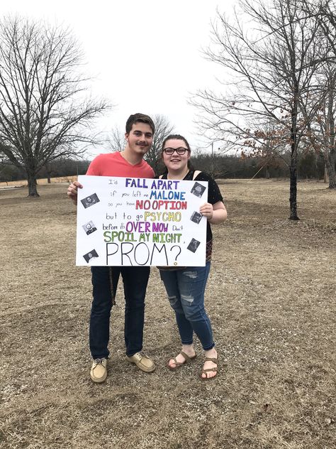 Post Malone Prom Proposal, Drake Promposal, Cute Prom Proposals, Hoco Proposals, Prom Proposal, Homecoming Proposal, Post Malone, Homecoming, Prom