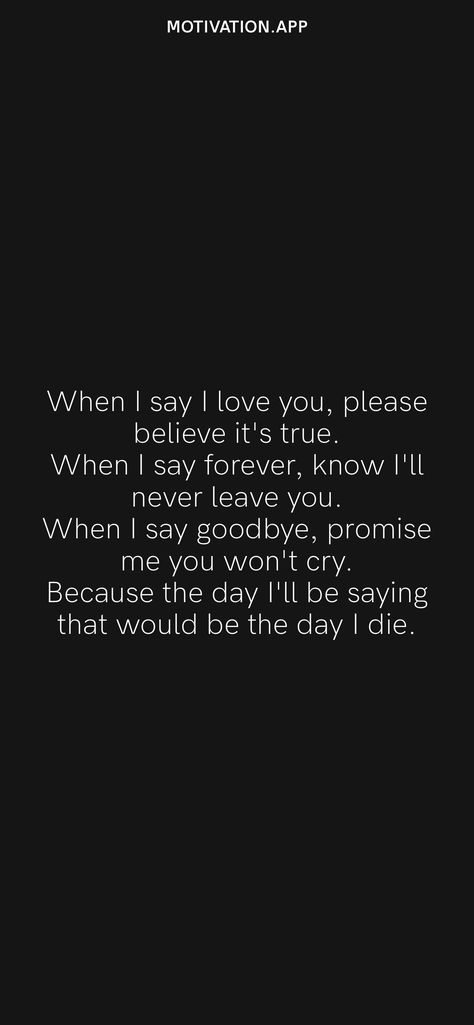 I Will Never Leave You I Promise, I Wont Forget You Quotes, I Wont Leave You Quotes, Never Leave You Quotes, I'll Never Leave You, I Won't Leave You, Ill Never Leave You Quotes Love, I'll Never Leave You Quotes, You Leave Me When I Needed You The Most